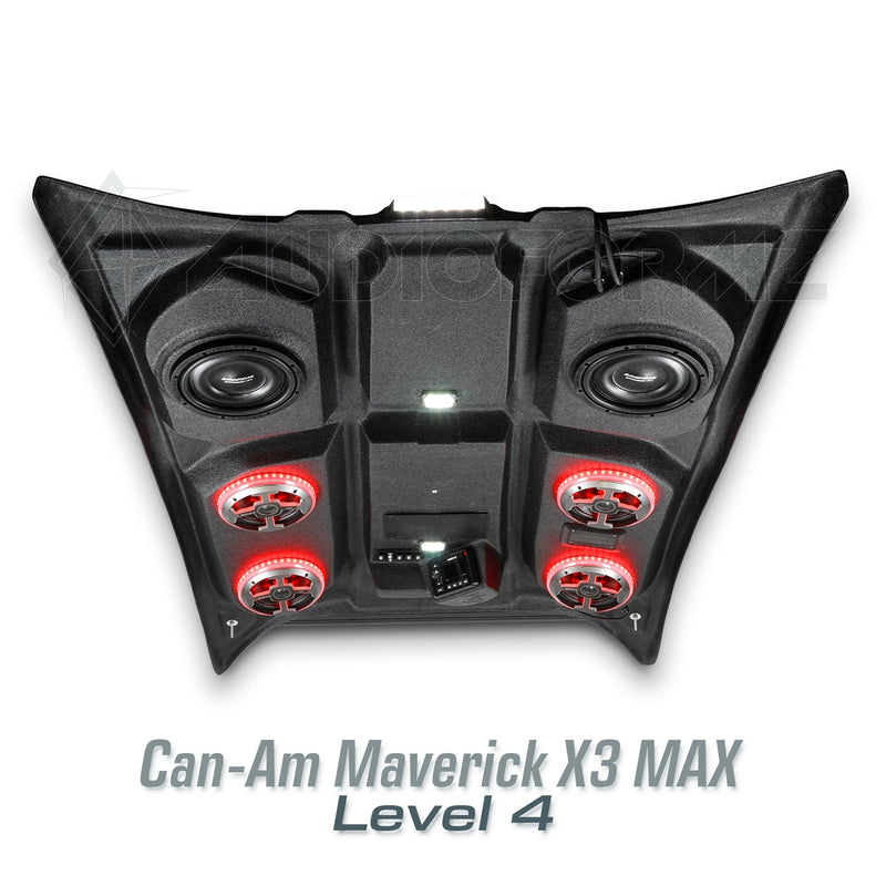 2017+ Can-Am Maverick X3 MAX Stereo Tops (4-Seat)