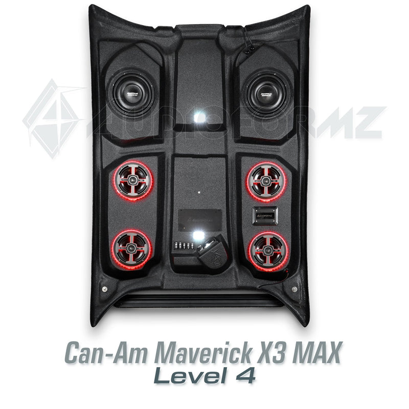 2017+ Can-Am Maverick X3 MAX Stereo Tops (4-Seat)