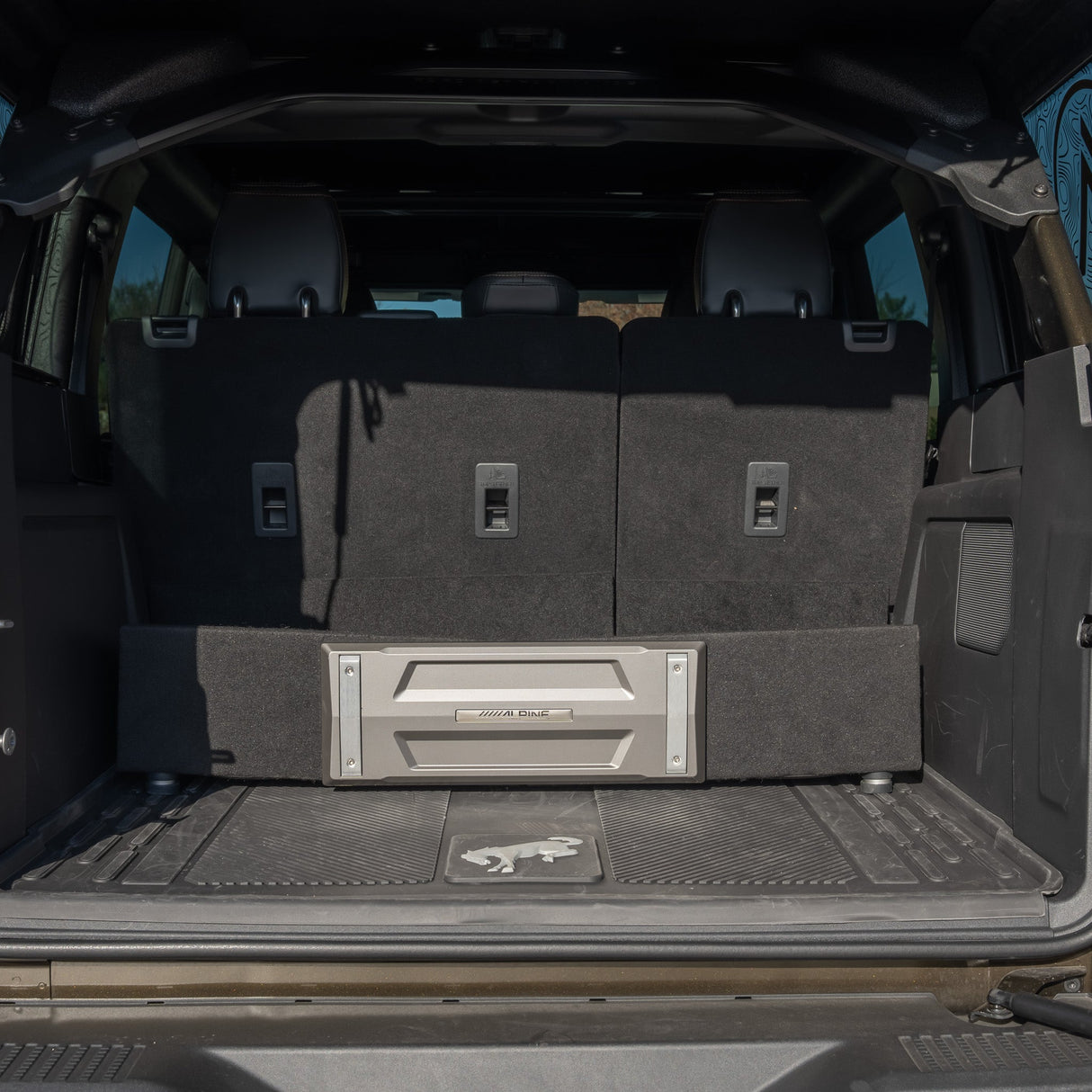 Alpine R2-DB8V-TRK Dual 8” Halo R-Series Preloaded Truck Subwoofer Enclosure with ProLink™