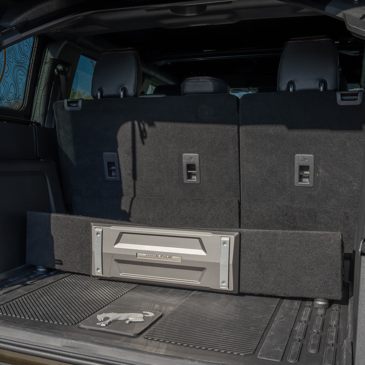 Alpine R2-DB8V-TRK Dual 8” Halo R-Series Preloaded Truck Subwoofer Enclosure with ProLink™