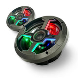 AudioFormz EVO2 8in 2-Way Component Marine IC LED Speakers - Pair Universal-Fit