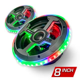 AudioFormz EVO2 8in 2-Way Component Marine IC LED Speakers - Pair
