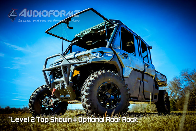 2016-2025 Can-Am Defender MAX HD7-HD10 Limited/Cab Stereo Tops (4-Door)