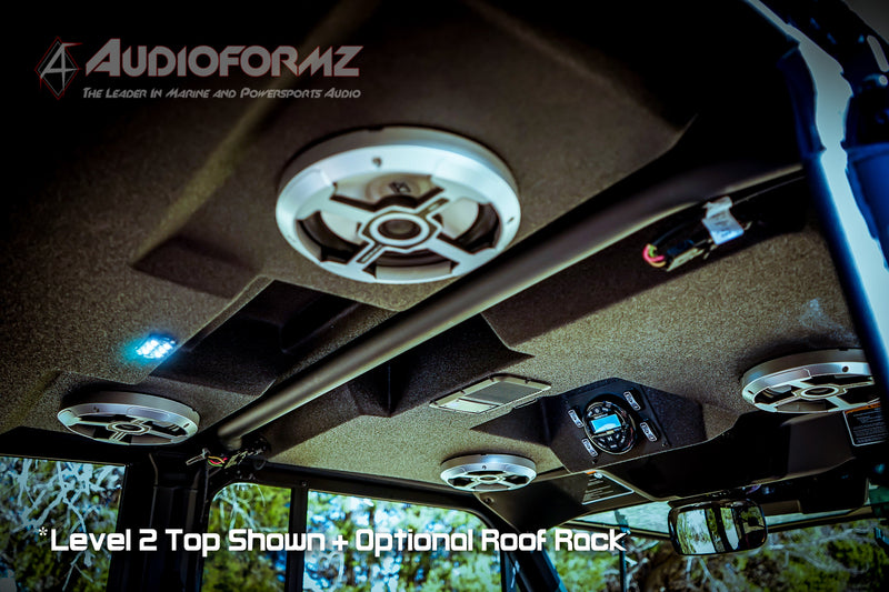 2026+ Can-Am Defender MAX HD11 Limited/Cab Stereo Tops (4-Door)