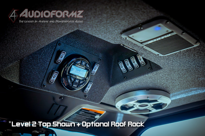 2026+ Can-Am Defender MAX HD11 Limited/Cab Stereo Tops (4-Door)