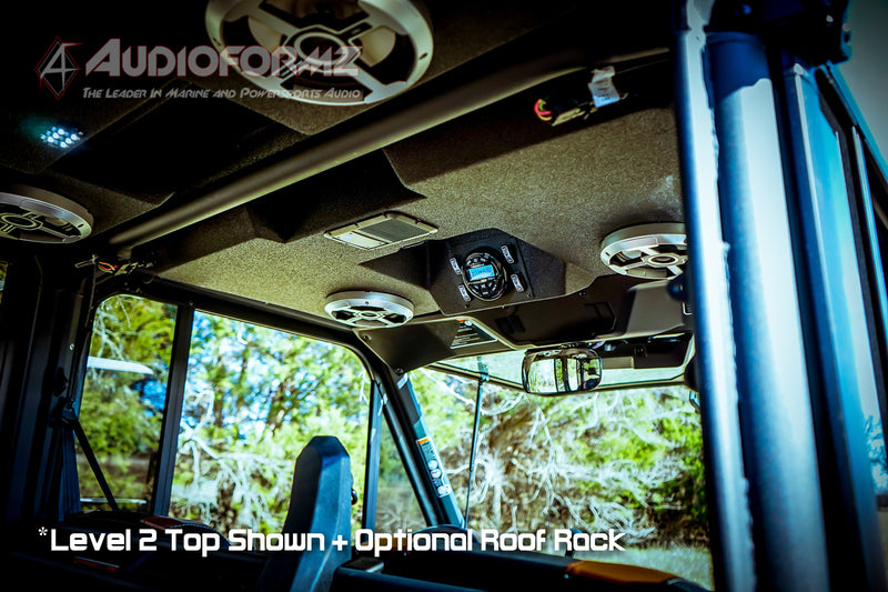 2016-2025 Can-Am Defender MAX HD7-HD10 Limited/Cab Stereo Tops (4-Door)