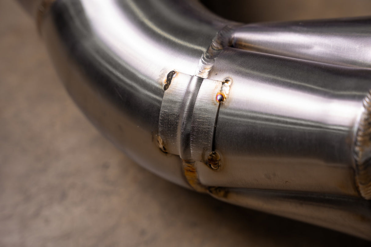 400 Cell Catted Down Pipes For Porsche 992 GT3 / GT3 RS Valvetronic Designs