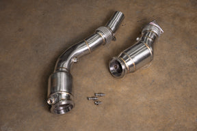 BMW F80/F82/F83/F87C M2C / M3 / M4 400 Cell Catted Downpipes Valvetronic Designs