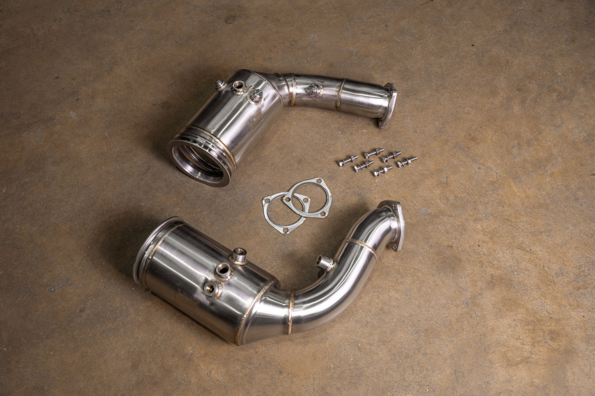 Audi RSQ8/SQ8/SQ7 400 Cell Catted Downpipes Valvetronic Designs