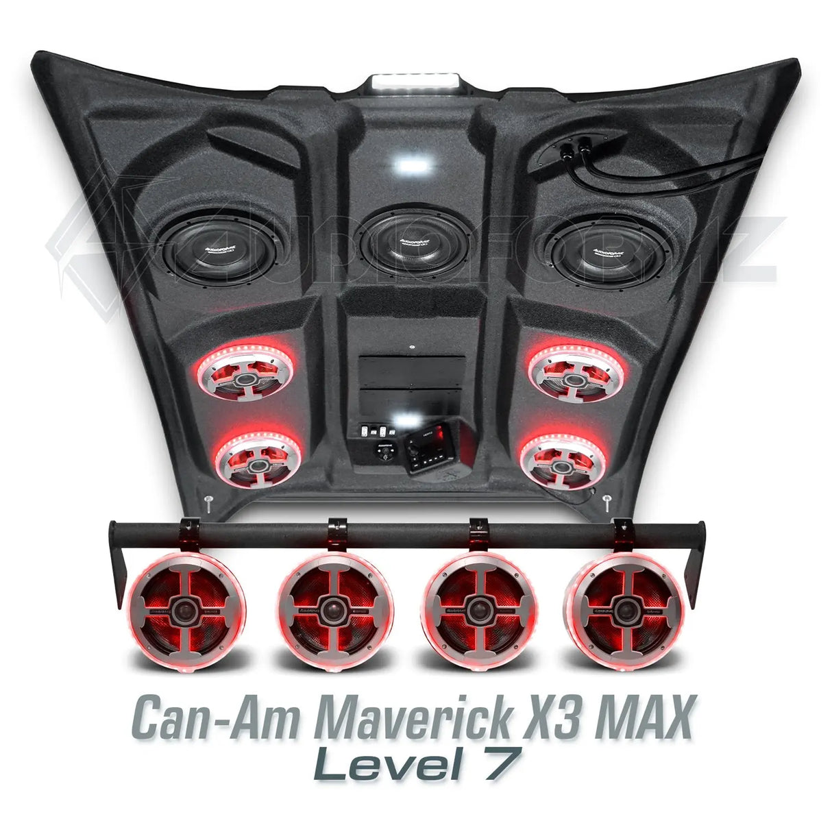 Can-Am Maverick X3 MAX Stereo Tops (4-Seat) Can-Am