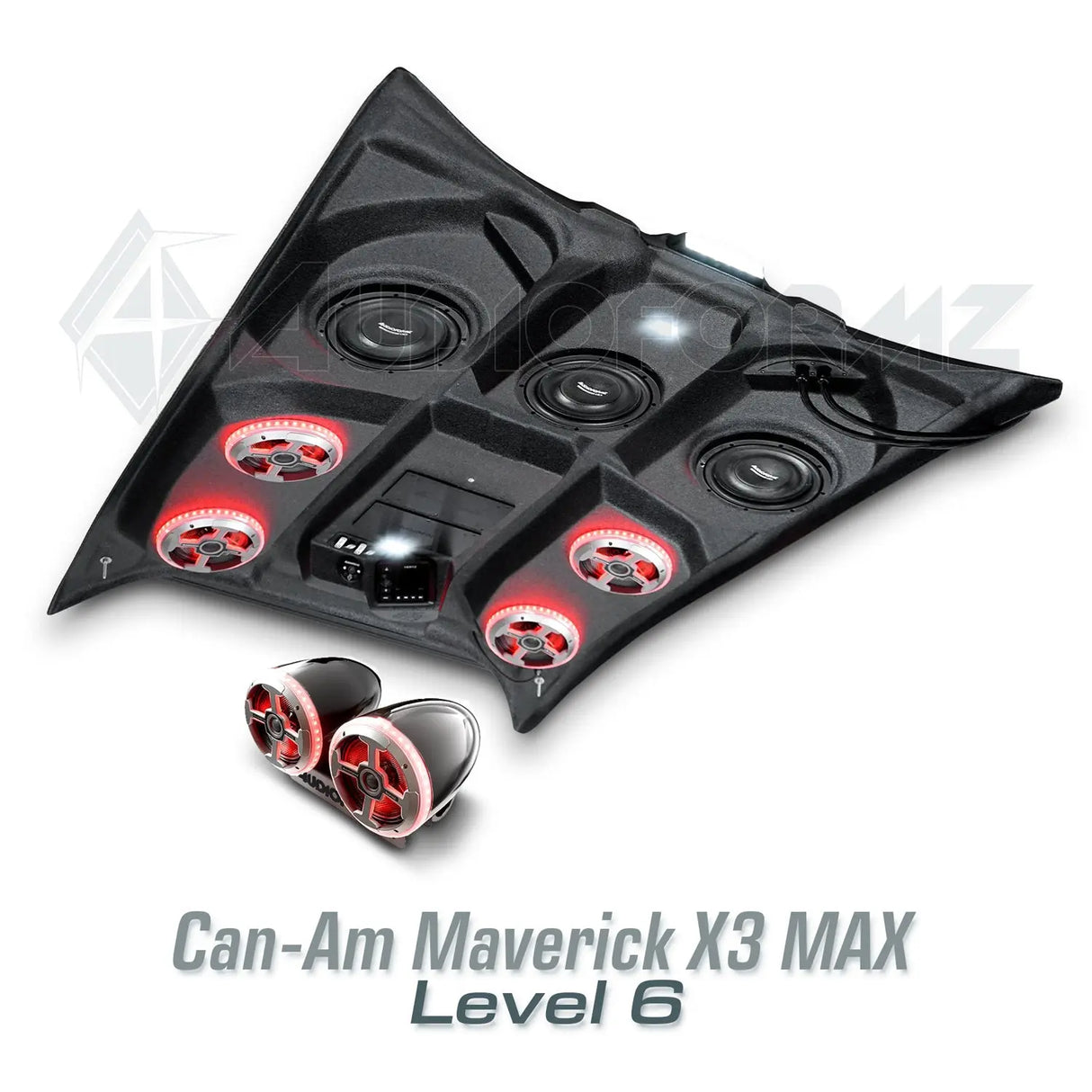 Can-Am Maverick X3 MAX Stereo Tops (4-Seat) Can-Am