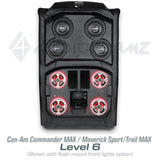 2021+ Can-Am Commander MAX / 2019+ Maverick Sport MAX Stereo Tops (4-Seat) Can-Am