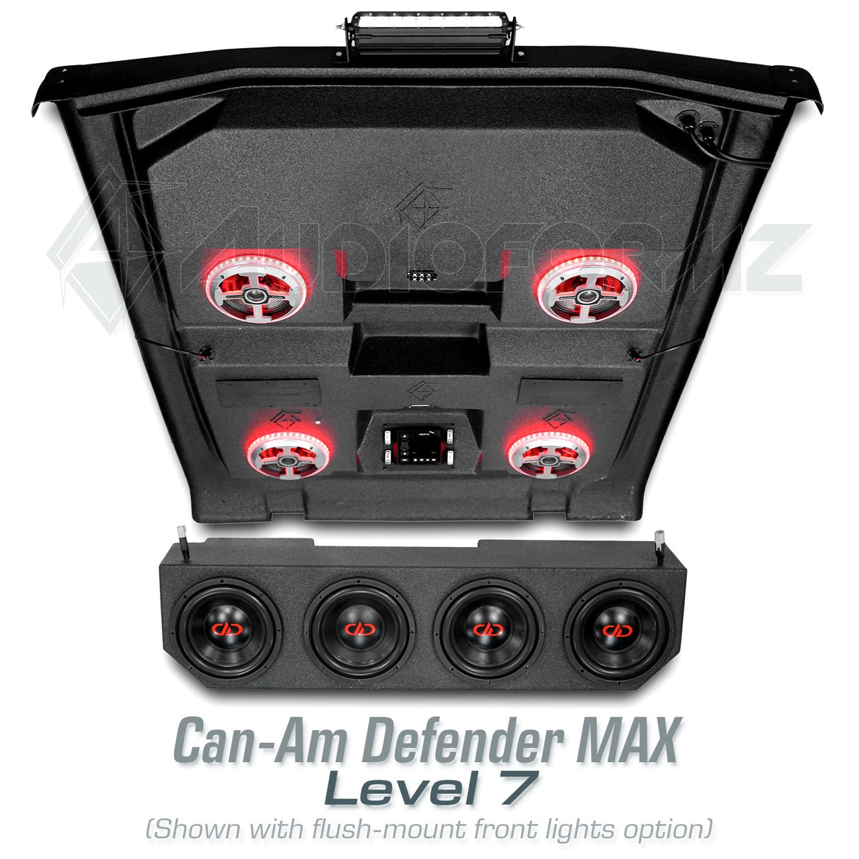 2016+ Can-Am Defender MAX HD7-HD10 Stereo Tops (4-Door)