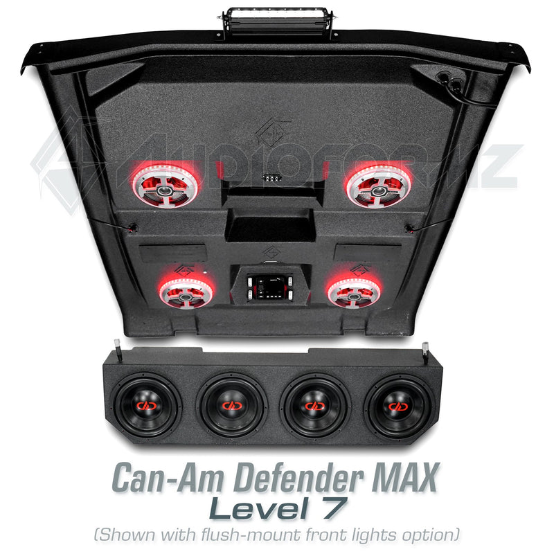 2016+ Can-Am Defender MAX HD7-HD10 Stereo Tops (4-Door)