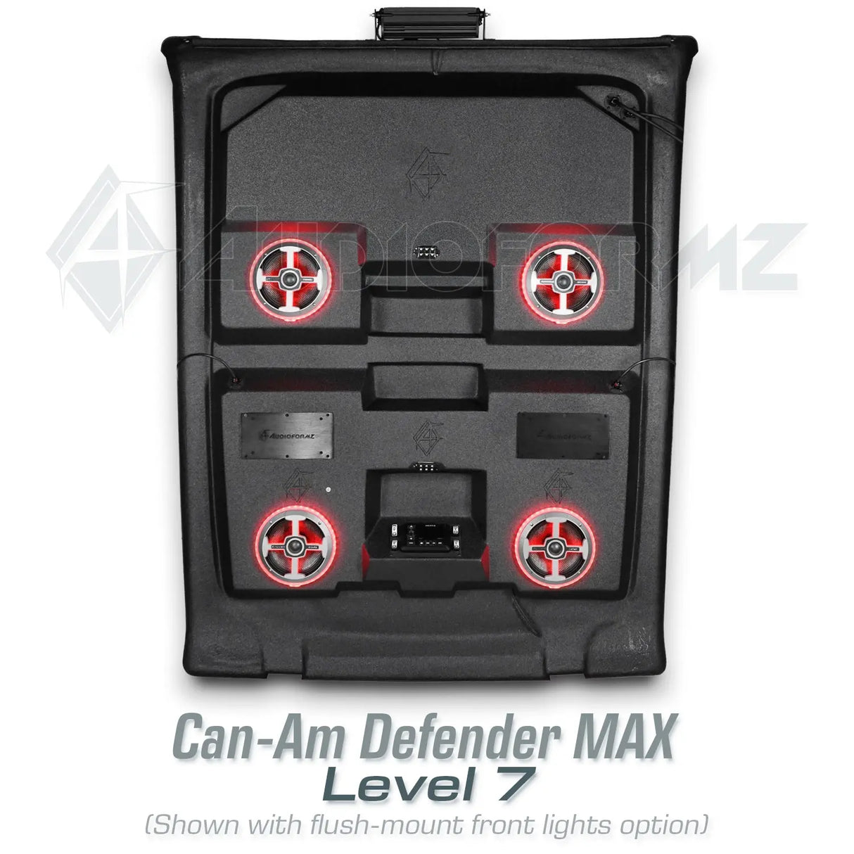 2016+ Can-Am Defender MAX HD7-HD10 Stereo Tops (4-Door) Can-Am