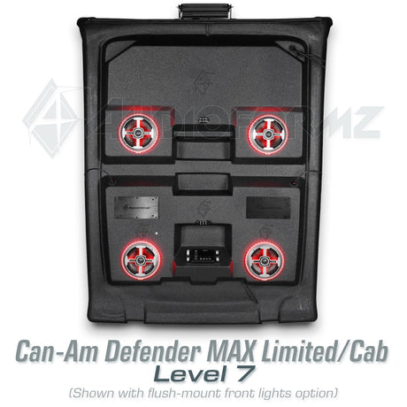 2026+ Can-Am Defender MAX HD11 Limited/Cab Stereo Tops (4-Door)