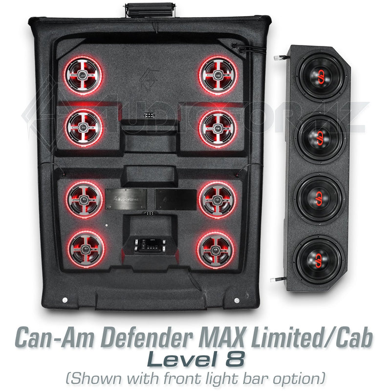 2016-2025 Can-Am Defender MAX HD7-HD10 Limited/Cab Stereo Tops (4-Door)