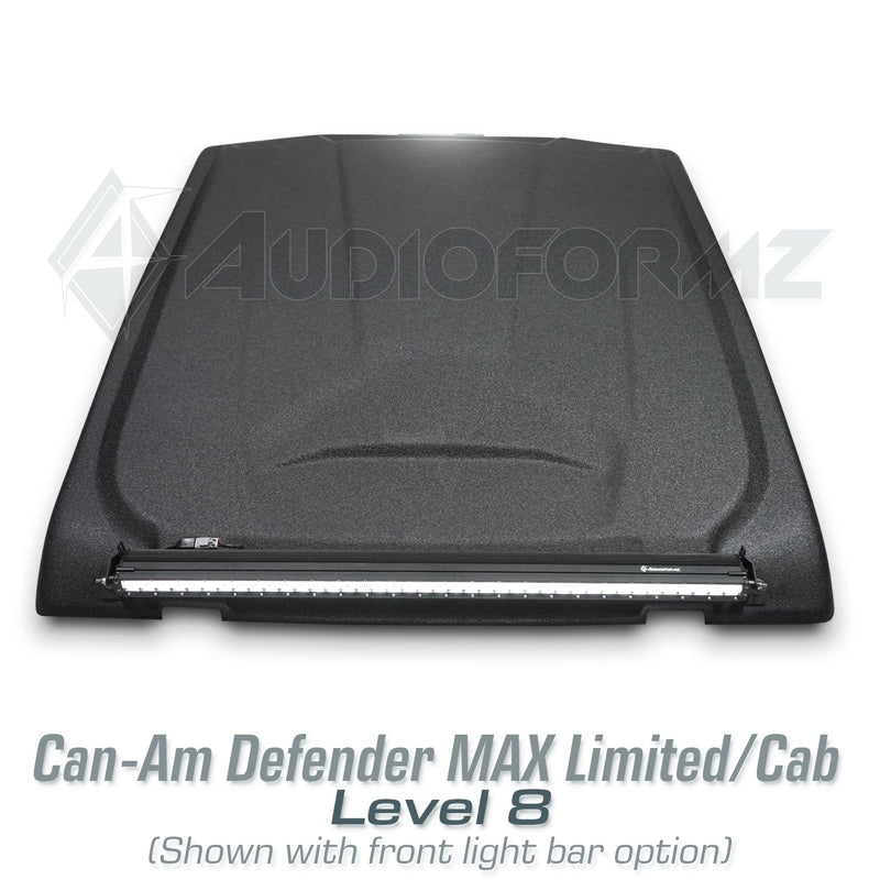 2026+ Can-Am Defender MAX HD11 Limited/Cab Stereo Tops (4-Door)