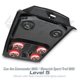 2021+ Can-Am Commander MAX / 2019+ Maverick Sport MAX Stereo Tops (4-Seat) Can-Am