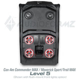 2021+ Can-Am Commander MAX / 2019+ Maverick Sport MAX Stereo Tops (4-Seat)