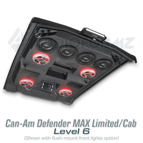 2016-2025 Can-Am Defender MAX HD7-HD10 Limited/Cab Stereo Tops (4-Door)