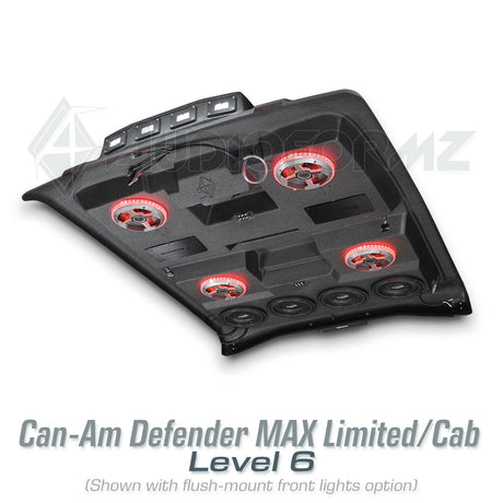 2016-2025 Can-Am Defender MAX HD7-HD10 Limited/Cab Stereo Tops (4-Door)