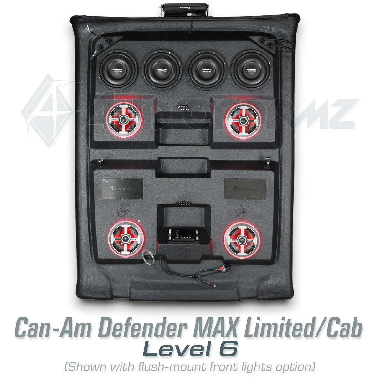 2016-2025 Can-Am Defender MAX HD7-HD10 Limited/Cab Stereo Tops (4-Door)