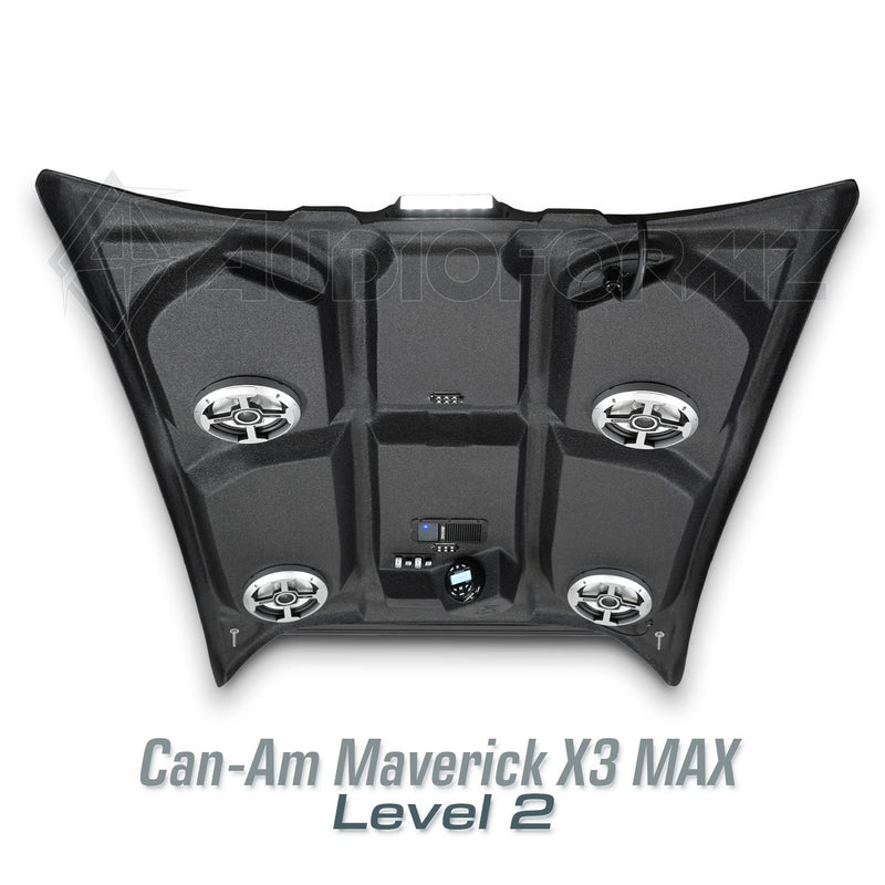 2017+ Can-Am Maverick X3 MAX Stereo Tops (4-Seat)