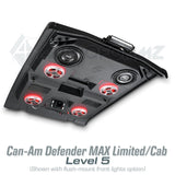2026+ Can-Am Defender MAX HD11 Limited/Cab Stereo Tops (4-Door)