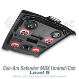 2016-2025 Can-Am Defender MAX HD7-HD10 Limited/Cab Stereo Tops (4-Door)