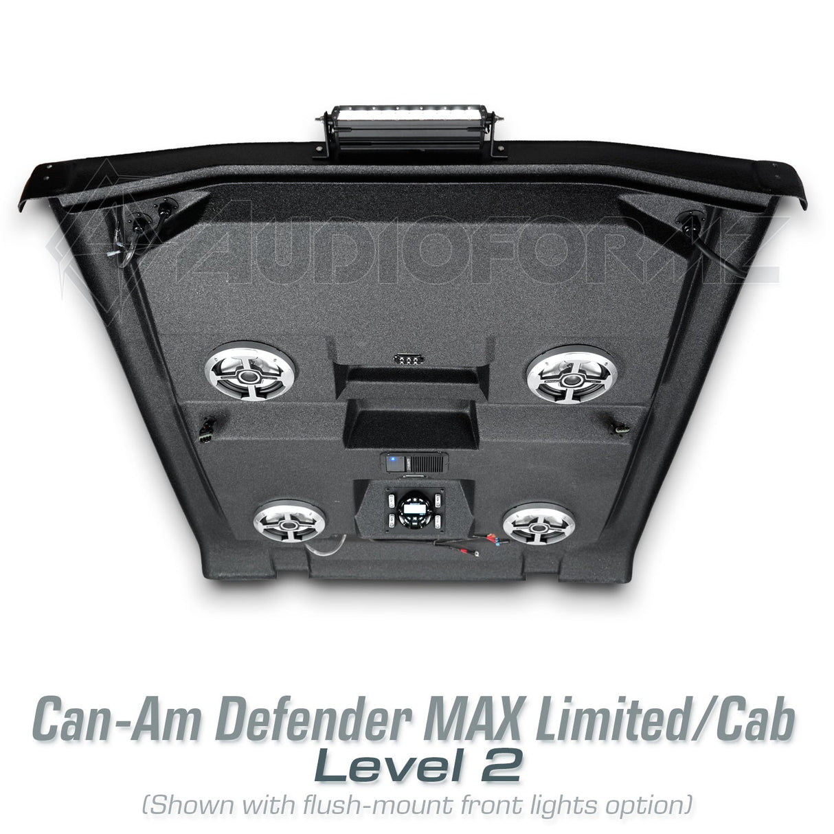 2016-2025 Can-Am Defender MAX HD7-HD10 Limited/Cab Stereo Tops (4-Door)