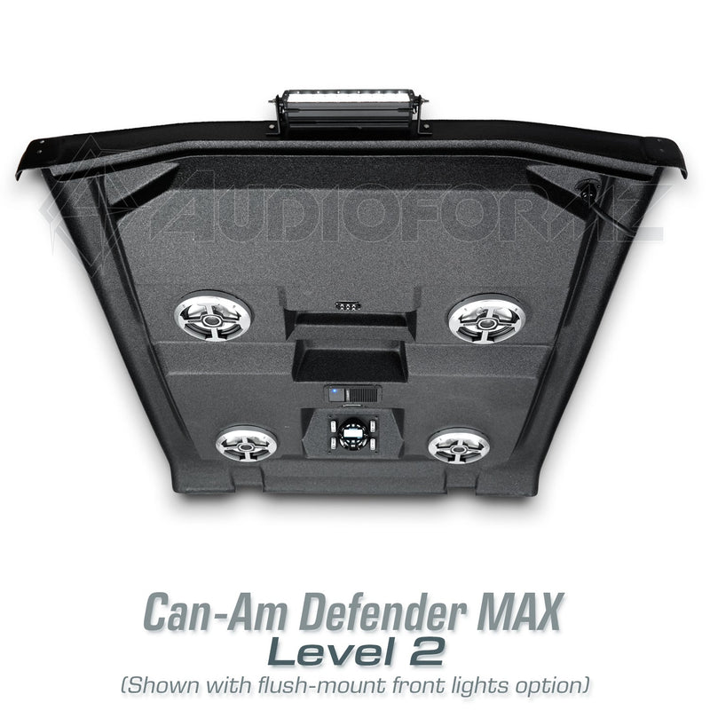 2026+ Can-Am Defender MAX HD11 Stereo Tops (4-Door)