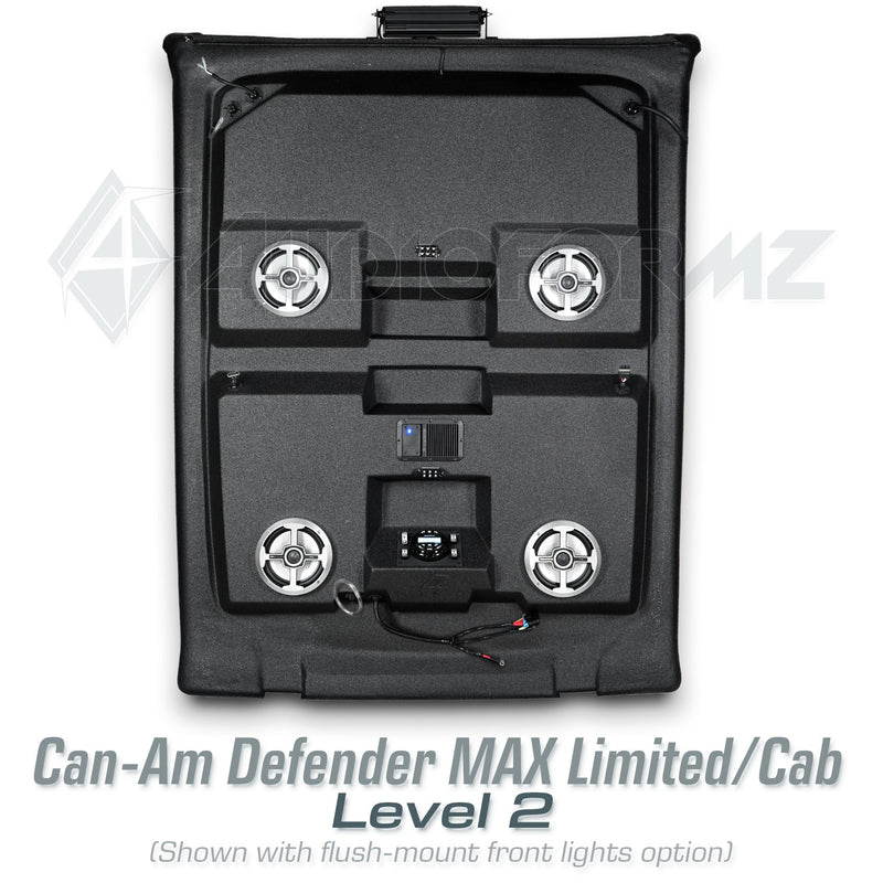 2016-2025 Can-Am Defender MAX HD7-HD10 Limited/Cab Stereo Tops (4-Door)