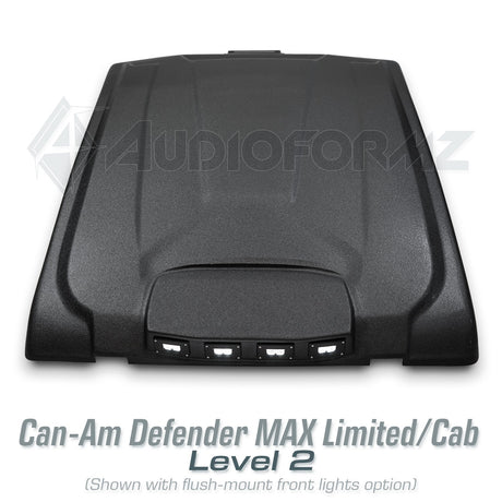 2026+ Can-Am Defender MAX HD11 Limited/Cab Stereo Tops (4-Door)