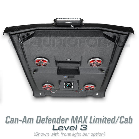 2016-2025 Can-Am Defender MAX HD7-HD10 Limited/Cab Stereo Tops (4-Door)