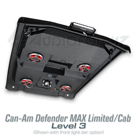 2026+ Can-Am Defender MAX HD11 Limited/Cab Stereo Tops (4-Door)