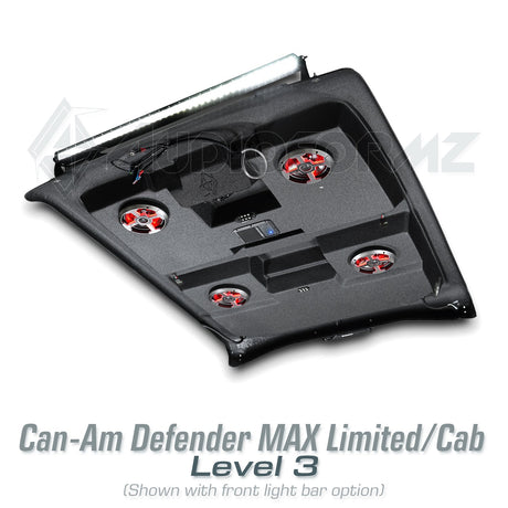 2016-2025 Can-Am Defender MAX HD7-HD10 Limited/Cab Stereo Tops (4-Door)