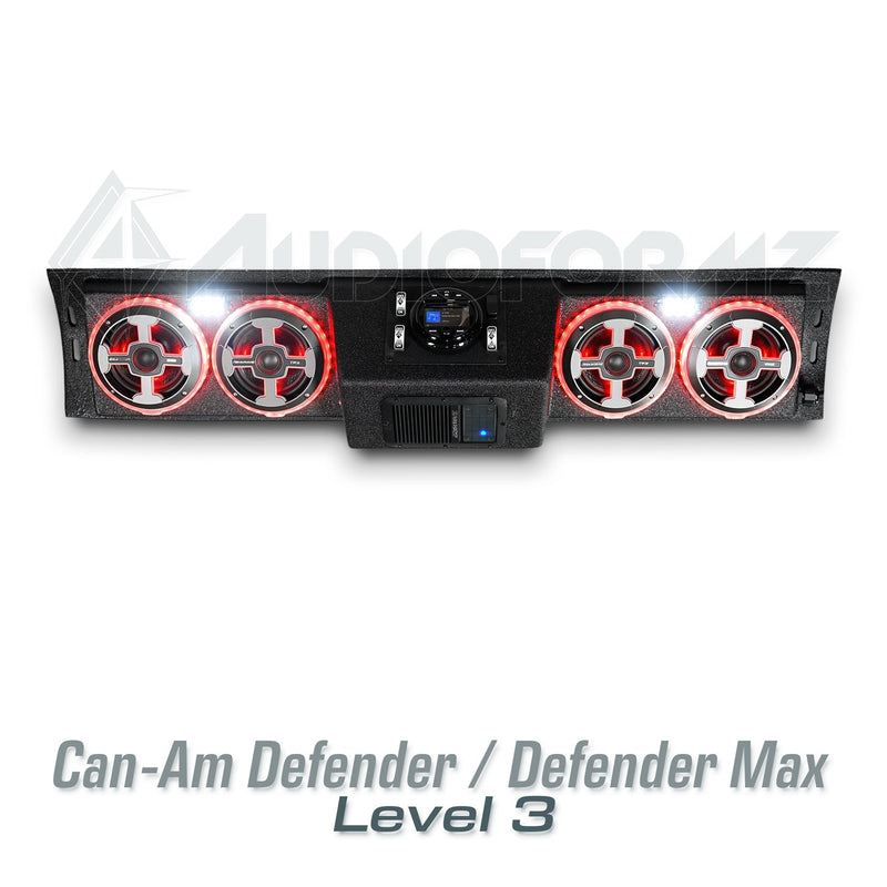 2016+ Can-Am Defender & Defender MAX Stereo Soundbar (HD7-HD10)