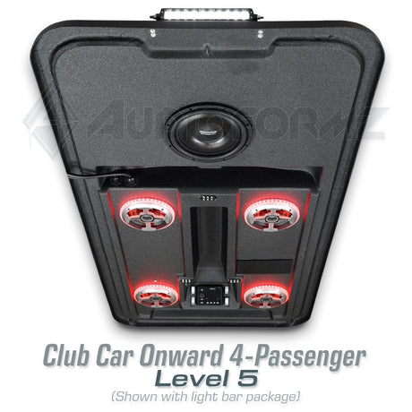 Club Car Onward 4-Passenger Golf Cart Stereo Tops (4-Seat) Club Car