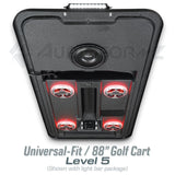 88in Universal-Fit Golf Cart Stereo Tops (4-Seat)
