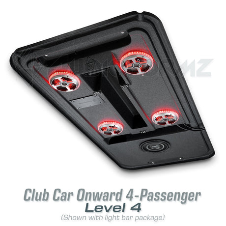 Club Car Onward 4-Passenger Golf Cart Stereo Tops (4-Seat) Club Car
