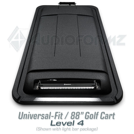 88in Universal-Fit Golf Cart Stereo Tops (4-Seat) Universal-Fit
