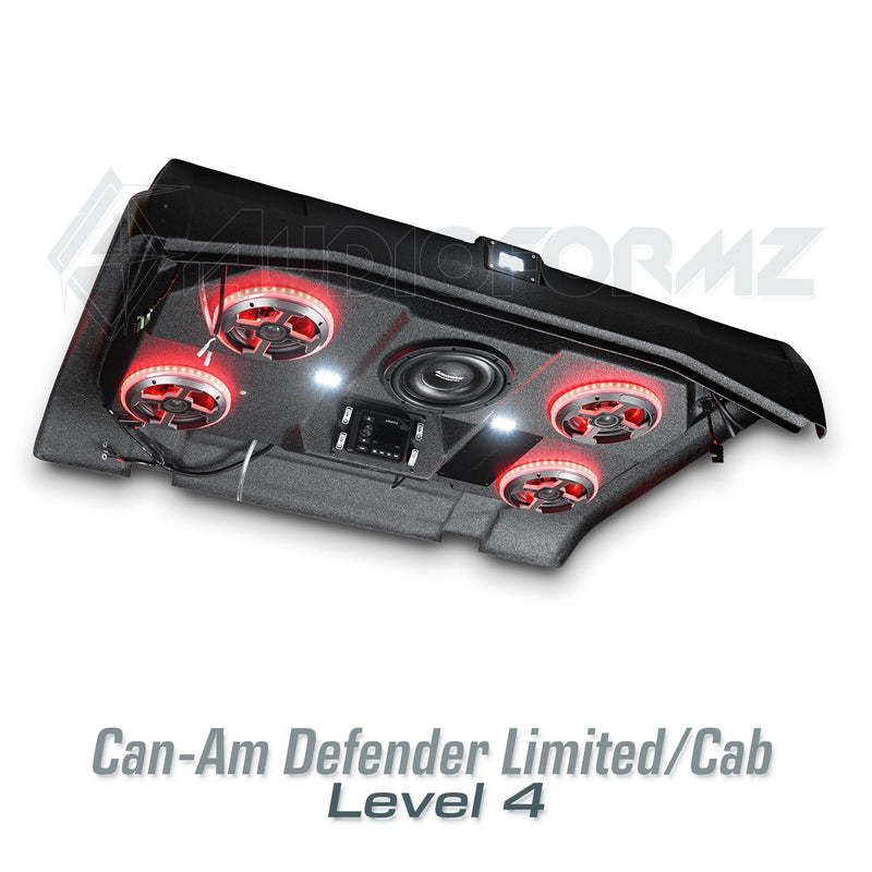 2026+ Can-Am Defender HD11 Limited/Cab Stereo Tops (2-Door)