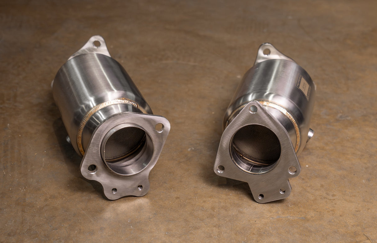 Chevy Corvette C8 / C8 Z06 400 Cell Catted Downpipes Valvetronic Designs
