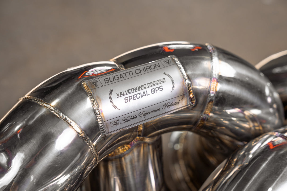 Bugatti Chiron Pur Sport F1 Exhaust Valvetronic Designs