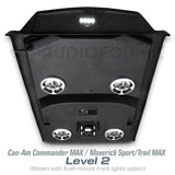 2021+ Can-Am Commander MAX / 2019+ Maverick Sport MAX Stereo Tops (4-Seat) Can-Am