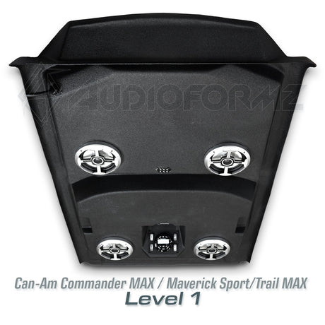 2021+ Can-Am Commander MAX / 2019+ Maverick Sport MAX Stereo Tops (4-Seat)