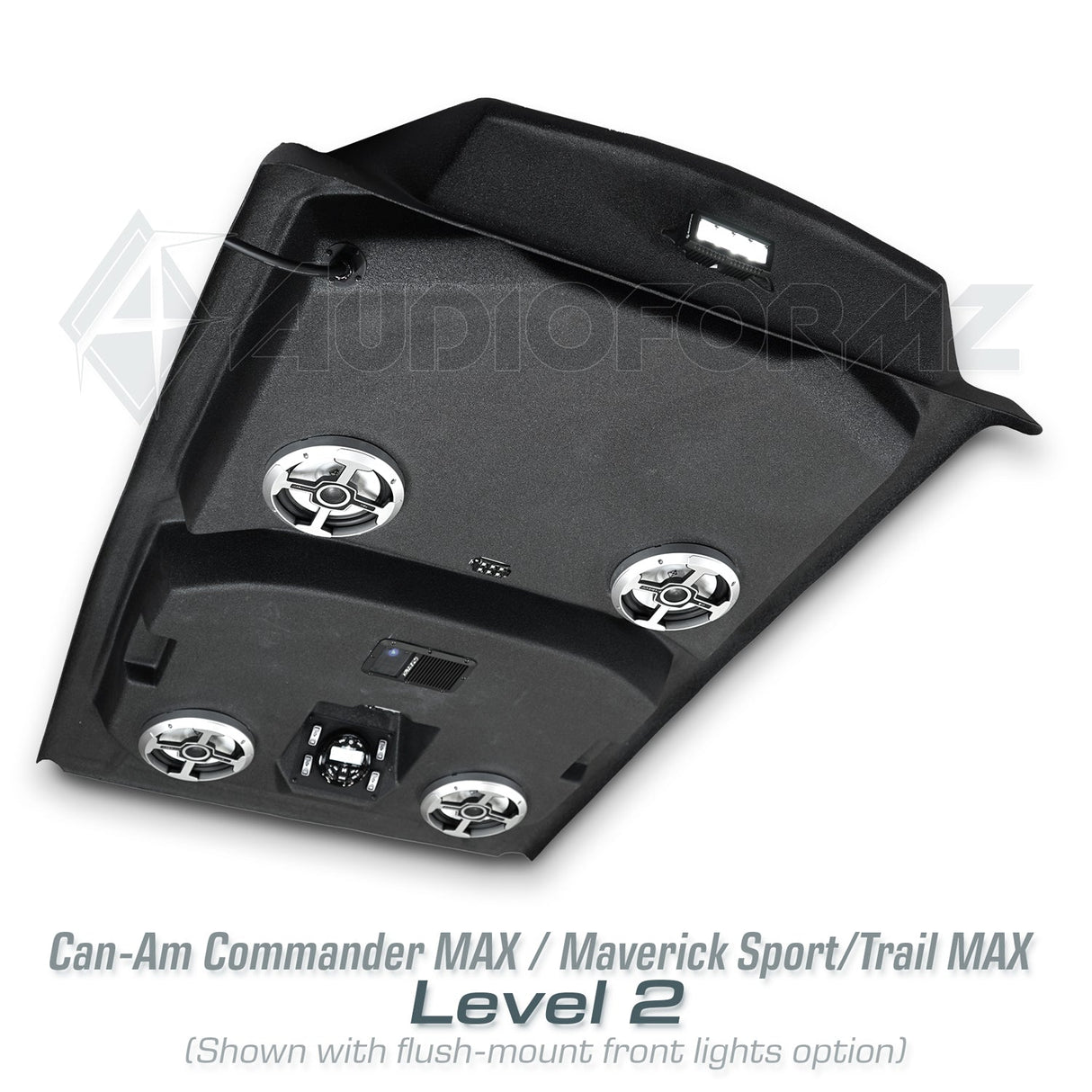 2021+ Can-Am Commander MAX / 2019+ Maverick Sport MAX Stereo Tops (4-Seat) Can-Am