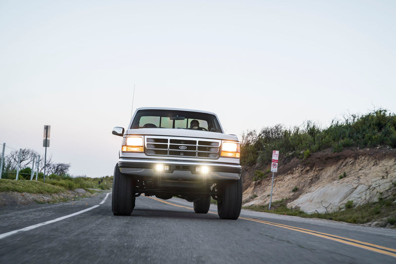 (1992-1997) F-Series & Bronco - OBS Bumper Fog Light Brackets