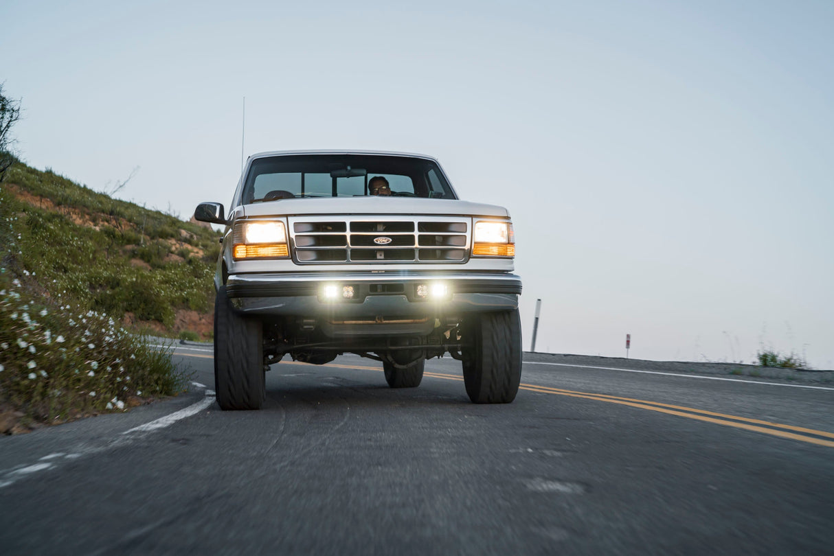 Complete Performance OBS Bumper Fog Light Brackets - 1992-1997 Ford F-Series & Bronco Complete Performance